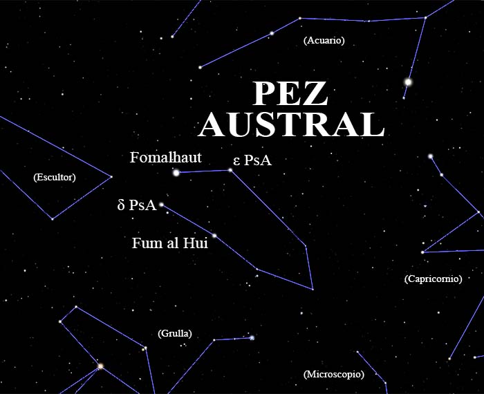 constelación Pez Austral